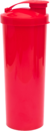 Long Drink 300ml Vermelho Leitoso Com Tampa FLIP na cor Vermelho