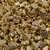Miçanga Metalizada Coração - Cor: Dourado - Pacote com 5g Ref. MP014
