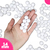 Pompom 14mm - Pacote Com (90 a 100 Unidades) - Cor: Branco - comprar online