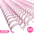 Wire-O Espiral 3/4 2:1 23 anéis Cor Rosa Claro (unidade)