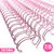 Wire-O Espiral 7/8 2:1 23 anéis Cor Rosa Claro (unidade)