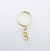 Argola Para Chaveiro 18mm Ferro - Cor: Dourado - Pacote com 10 unidades
