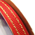 Fita Gorgurão Com Friso Ouro - Cor: Vermelho/Ouro - 10mm N2 Rolo 10 metros - comprar online