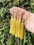 Tassel 70mm em poliéster - Pacote com 5 unidades - Cor Amarelo Bebê Ref. 002n - comprar online