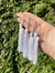 Tassel 70mm em poliéster - Pacote com 5 unidades - Cor Branco Ref. 008n - comprar online