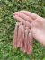 Tassel 70mm em poliéster - Pacote com 5 unidades - Cor Chocolate Ref. 011n
