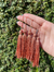 Tassel 70mm em poliéster - Pacote com 5 unidades - Cor Cobre Ref. 013L - comprar online