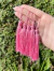 Tassel 70mm em poliéster - Pacote com 5 unidades - Cor Rosa Bebê Ref. 022n - comprar online