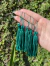 Tassel 70mm em poliéster - Pacote com 5 unidades - Cor Verde Escuro Ref. 032L - comprar online