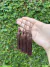 Tassel 70mm em poliéster - Pacote com 5 unidades - Cor Marrom Havana Ref. 017n