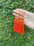 Tassel 70mm em poliéster - Pacote com 5 unidades - Cor Laranja Ref. 014L - comprar online