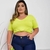 Blusinha basica gola v - Lane Modas