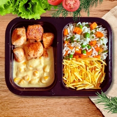 Frango Grelhado com Creme de Milho (combinado)