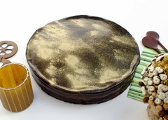 Bolo de Chocolate com pó de Ouro