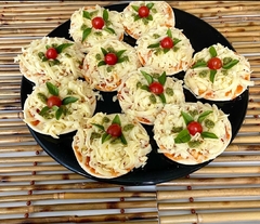 Pizza Mini (Mussarela, Calabresa, Marguerita ) com 08 unidades - comprar online
