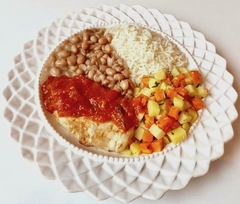 Filé de Frango c Tomate e Manjericão (combinado) - comprar online