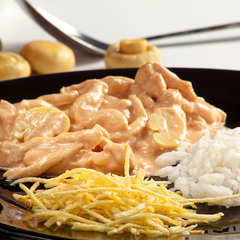 Strogonoff de Frango c Batata Palha (combinado )