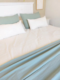 Pie de cama verde seco - tienda online