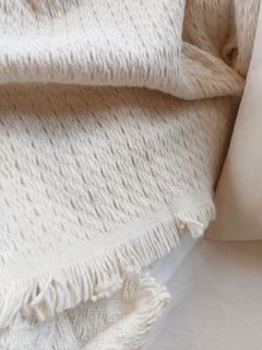 Manta Pampa Petit (70x150) | Natural - comprar online