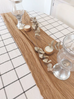 Camino de gasa canela - We are Home