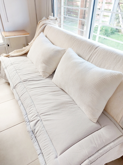 Pillow gris perla / off white