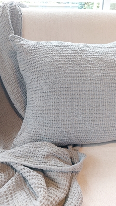 Waffle gris perla | 50x50cm
