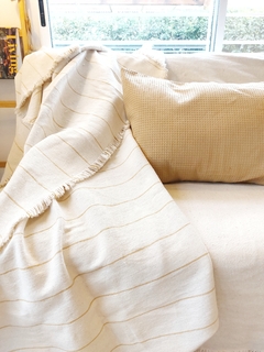 Alfombra 2x1.5 | Rayas finas beige - tienda online
