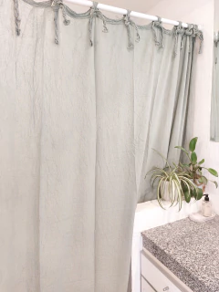 Cortina lazos | Verde seco - tienda online