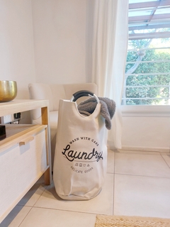 Cesto para ropa Laundry | Delicate crudo - tienda online