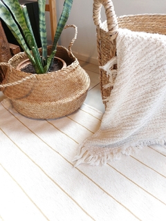 Alfombra Petit (70x150) | Rayas finas mostaza