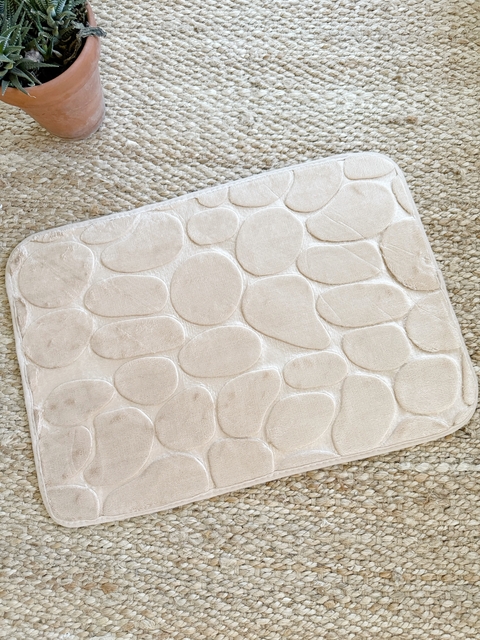 Alfombra baño Stone | Arena - comprar online
