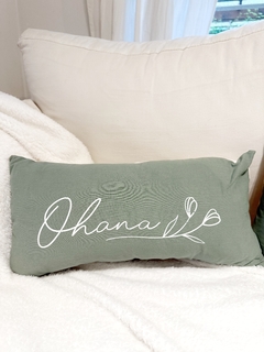 Almohadón completo | Ohana | Verde | 50x25cm - comprar online