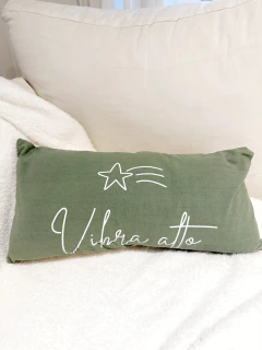 Almohadón completo | Vibra Alto | Verde | 50x25cm - comprar online
