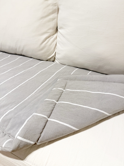 Pillow Gris oscuro rayas - comprar online