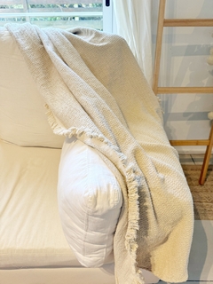 Manta Cotton | Chica (100x150) | Arena - tienda online