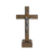 Crucifixo 15cm / mesa (prata-velha) - R8354