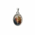 Medalha Sagrada Família 2,5cm / resinado (prata-velha) - R0292