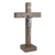 Crucifixo 20cm / mesa (prata-velha) - R8347