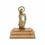 Pedestal Sagrada Família 6cm / ouro-velho - R1207 - ROMANA BRASIL