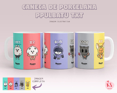 Caneca de Porcelana TXT PPULBATU - tomorrow x together