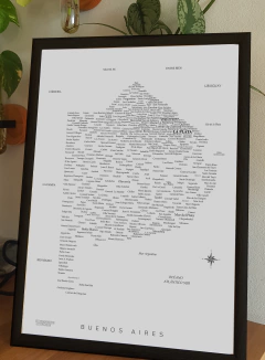 Mapa de Buenos Aires - comprar online