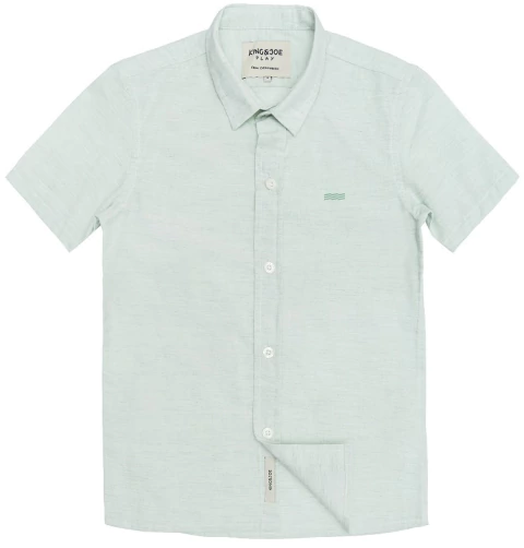 CAMISA CASUAL MANGA CURTA VERDE KING E JOE PLAY'
