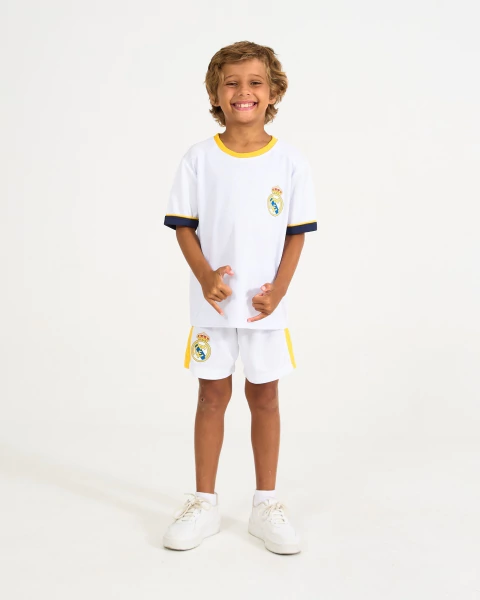 KIT REAL MADRID CAMISETA E CALÇÃO