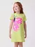 VESTIDO ESTAMPADO BORBOLETA NEON BIMBI' - Lookinho Kids