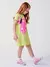 VESTIDO ESTAMPADO BORBOLETA NEON BIMBI' - comprar online