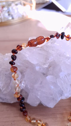 COLLAR ÁMBAR BEBÉ 32CM ARCO IRIS - tienda online