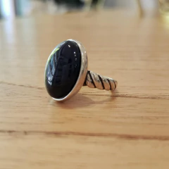Anillo Obsidiana Espigas en internet
