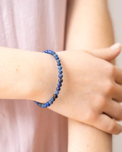 Pulsera de piedra Lapislázuli.