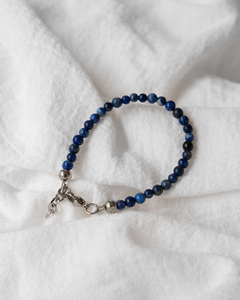 Pulsera de piedra Lapislázuli. - comprar online