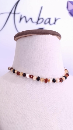 COLLAR ADULTO/NIÑO ÁMBAR BÁALTICO (38CM) MULTICOLOR